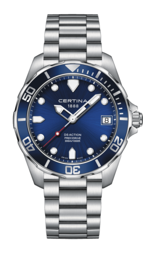Certina DS Action Diver PreciDrive Stainless Steel / Blue / Bracelet